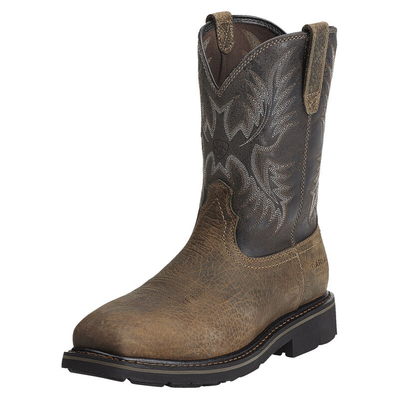 Ariat Sierra Puncture Resistant Steel Toe - Miesten TummanRuskea Työsaappaat ( OYMSIQ-917 )